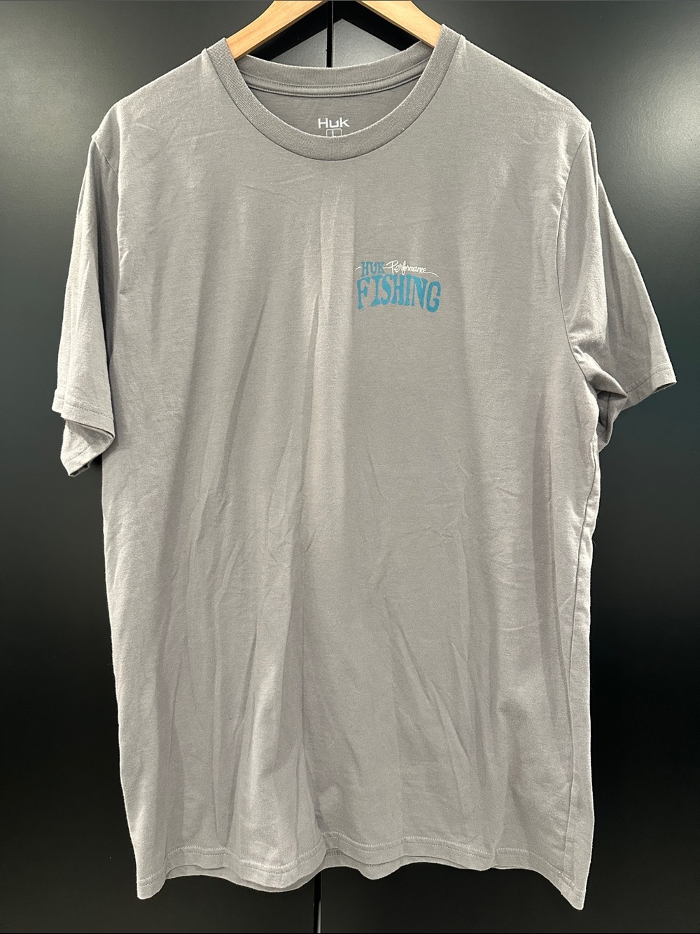 Huk Performance Fishing Light Gray Short Sleeve Tee